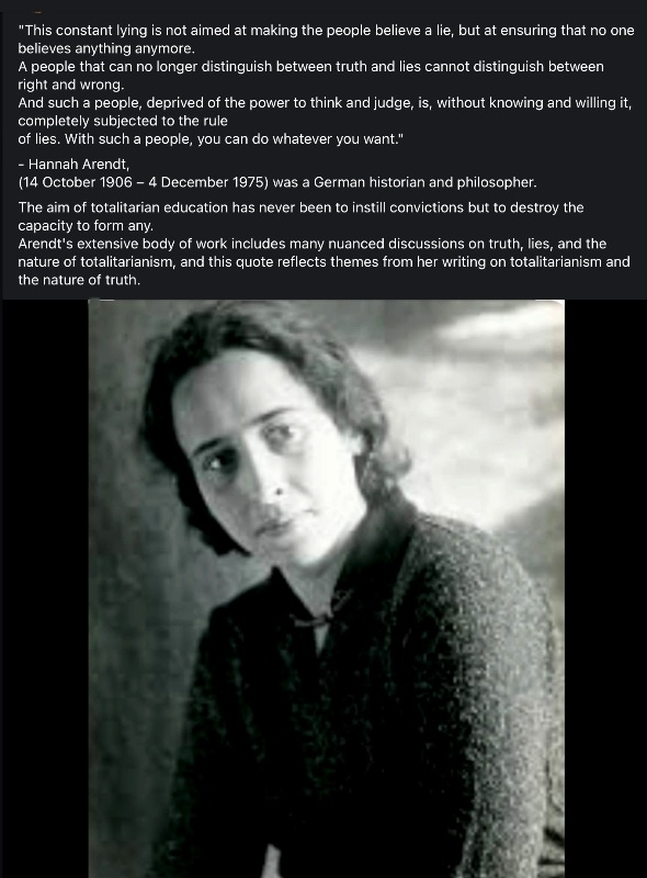 Arendt - On truth, constant lying, and results.png