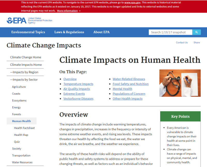 Climate Impacts on Human Health EPA Website Jan 2017 (before removal).png