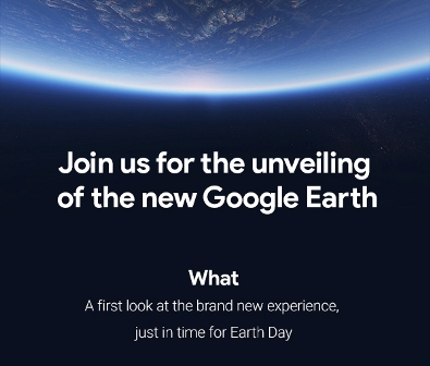 Google Earth invite-just in time for Earth Day.jpg