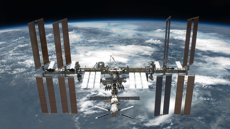File:ISS over the horizon 768x432.jpg
