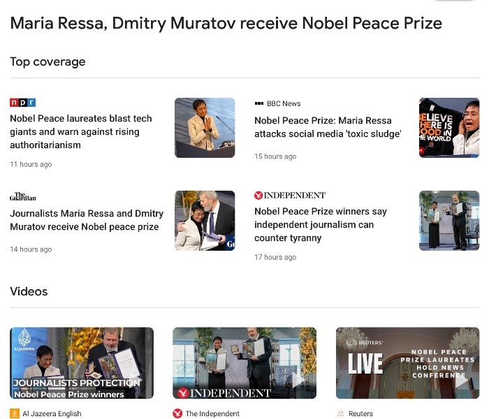 File:Maria Ressa, Dmitry Muratov receive Nobel Peace Prize.jpg
