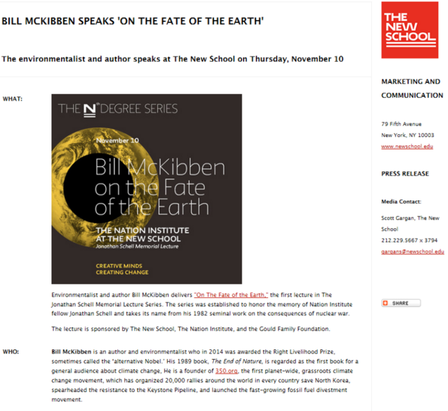 File:Bill McKibben-Fate of the Earth Inaug-New School.png