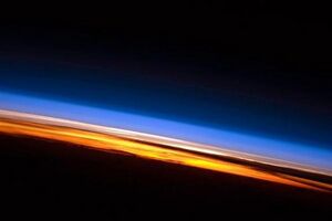 Earth sunset over India ocean.jpg